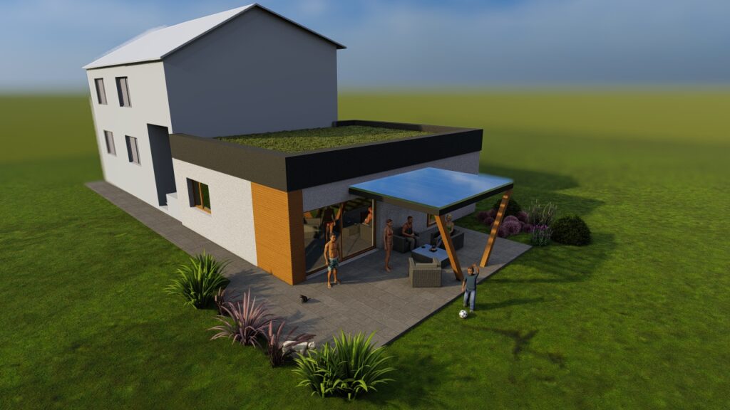 Projekt přístavby – Kozmice